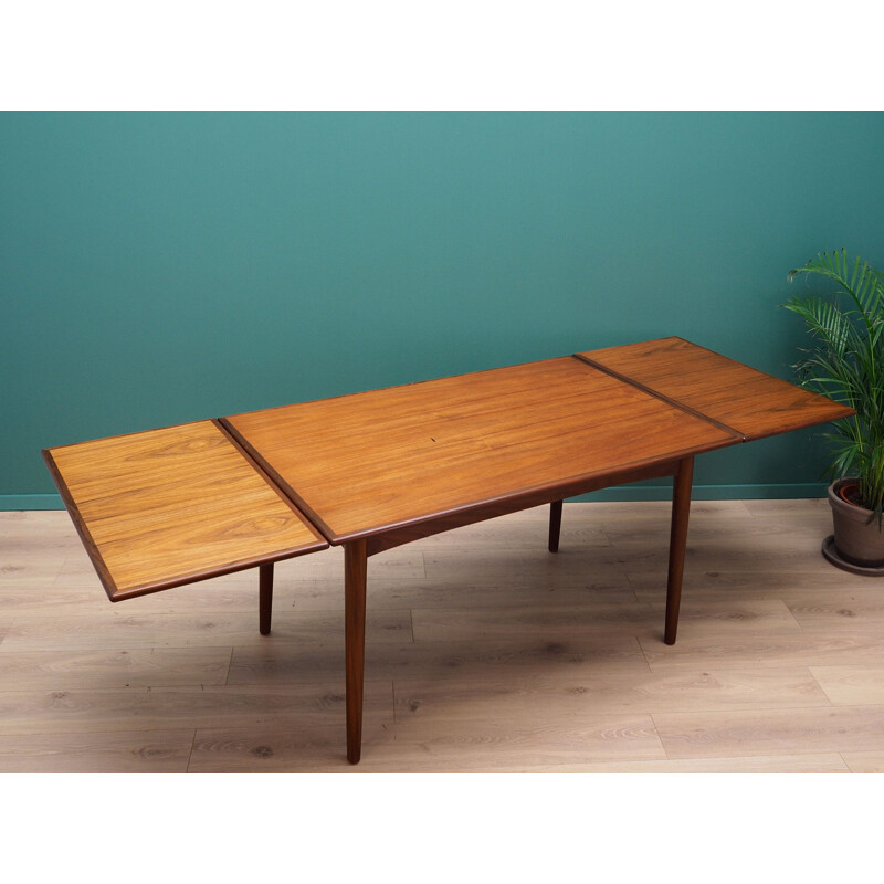 Vintage teak Dining Table, Denmark, 1960-70s