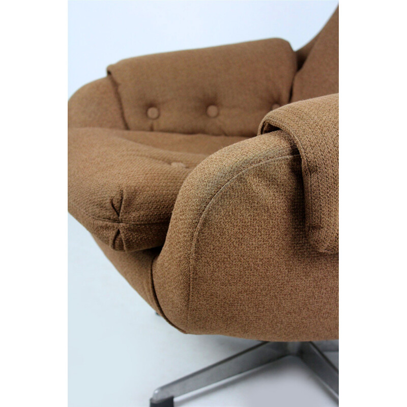 Vintage Swivel Armchair from UP Zavody Rousinov, 1970s