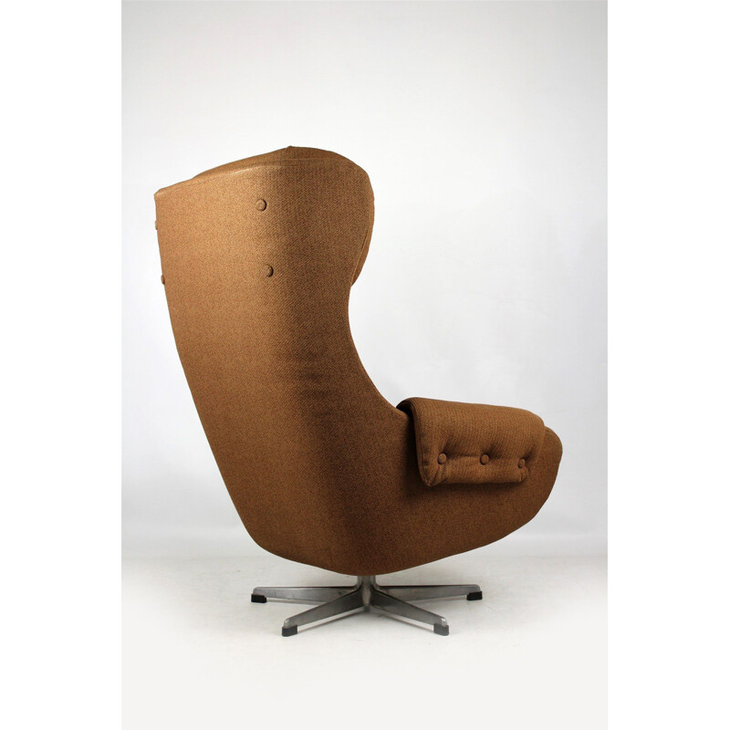 Cadeira de braços giratória Vintage por UP Zavody Rusinov, 1970