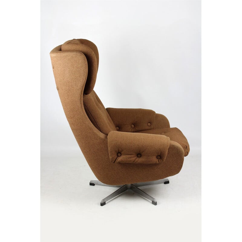 Vintage draaibare fauteuil van UP Zavody Rusinov, 1970