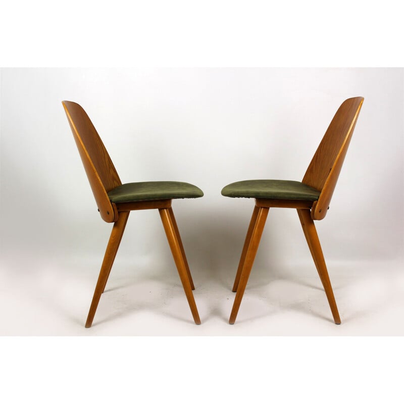 Set of 2 vintage Dining Chairs by František Jirák for Tatra, 1960s