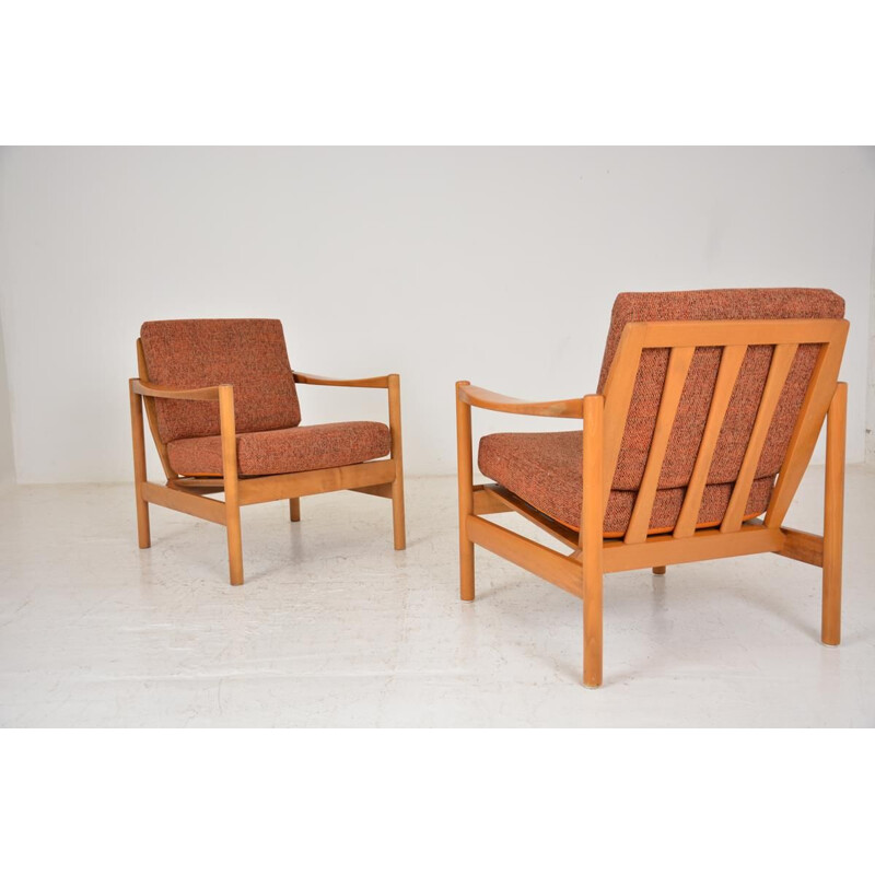 Paire de fauteuils vintage scandinaves, 1960