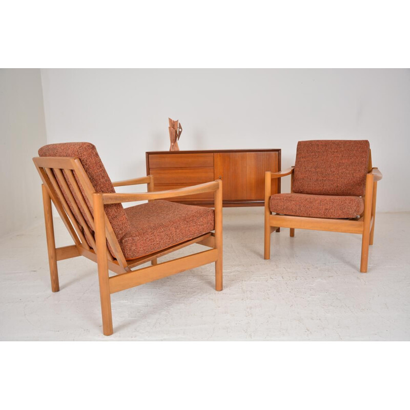 Pair of Scandinavian vintage armchairs, 1960s