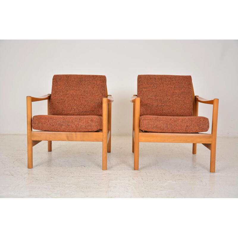 Pair of Scandinavian vintage armchairs, 1960s