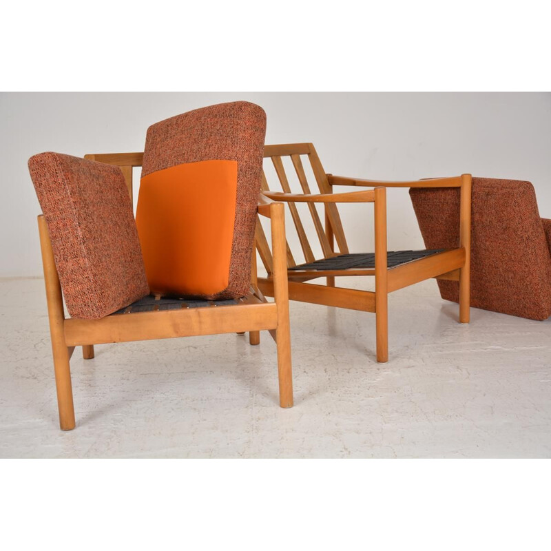 Pair of Scandinavian vintage armchairs, 1960s