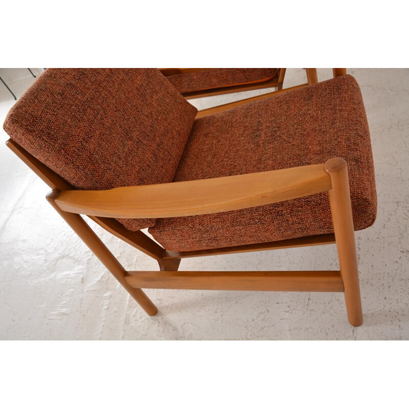 Pair of Scandinavian vintage armchairs, 1960s