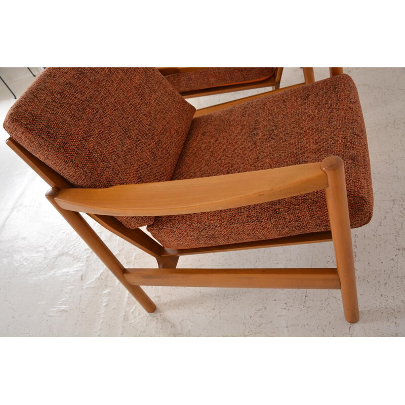 Paire de fauteuils vintage scandinaves, 1960