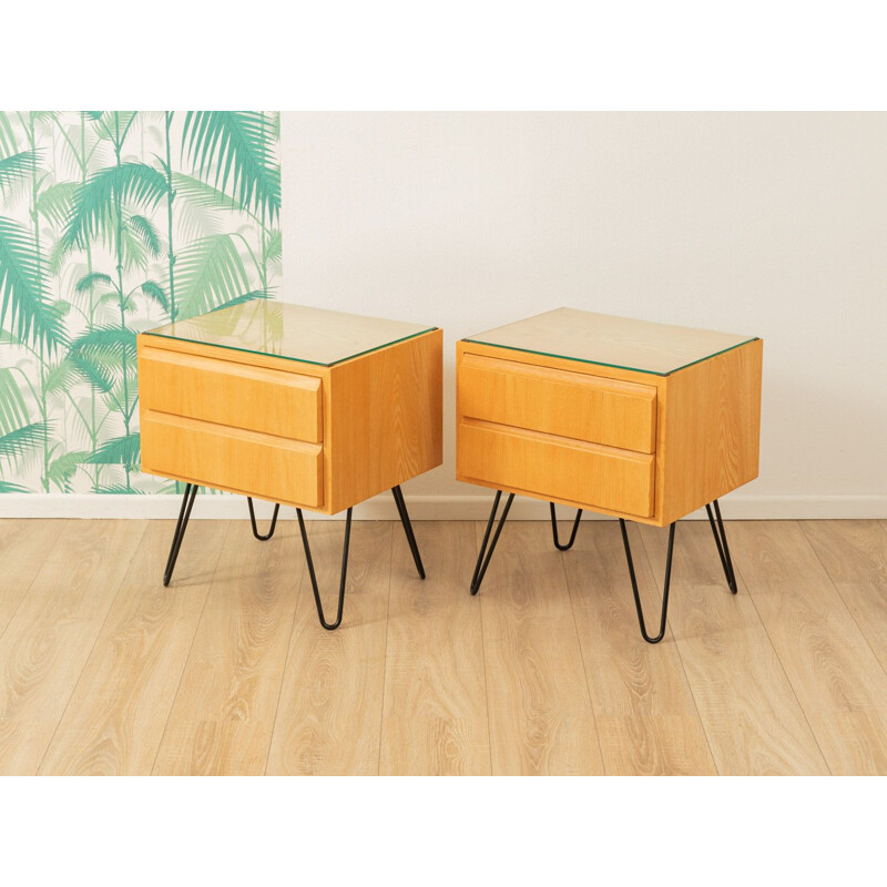 Set of 2 vintage Bedside tables by Oldenburger Möbelwerkstätten, 1950s