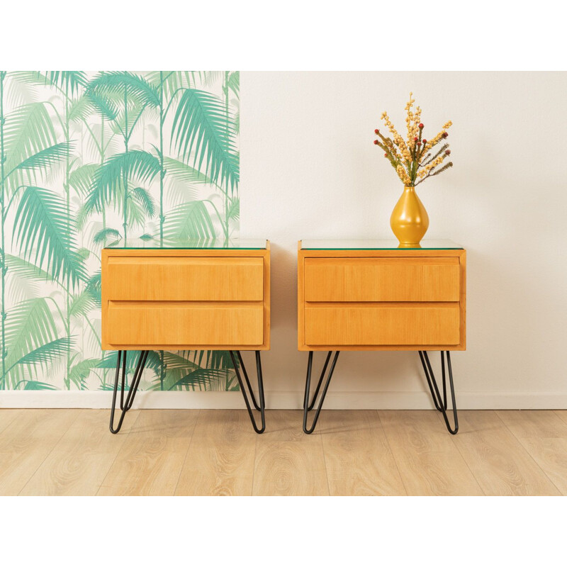 Set of 2 vintage Bedside tables by Oldenburger Möbelwerkstätten, 1950s