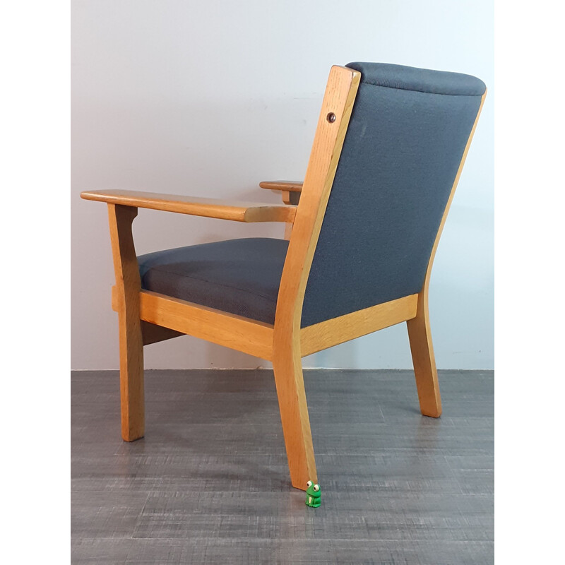 Fauteuil vintage en chêne GE-330 par Hans Wegner, 1950