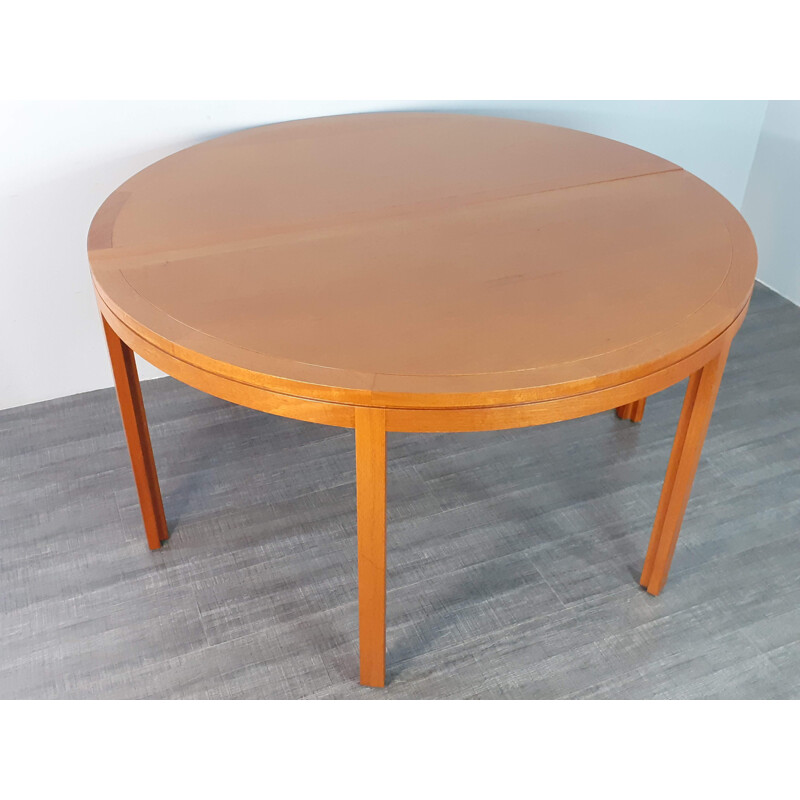 Vintage teak table by Christian Hvidt for Søborg, Denmark 1950