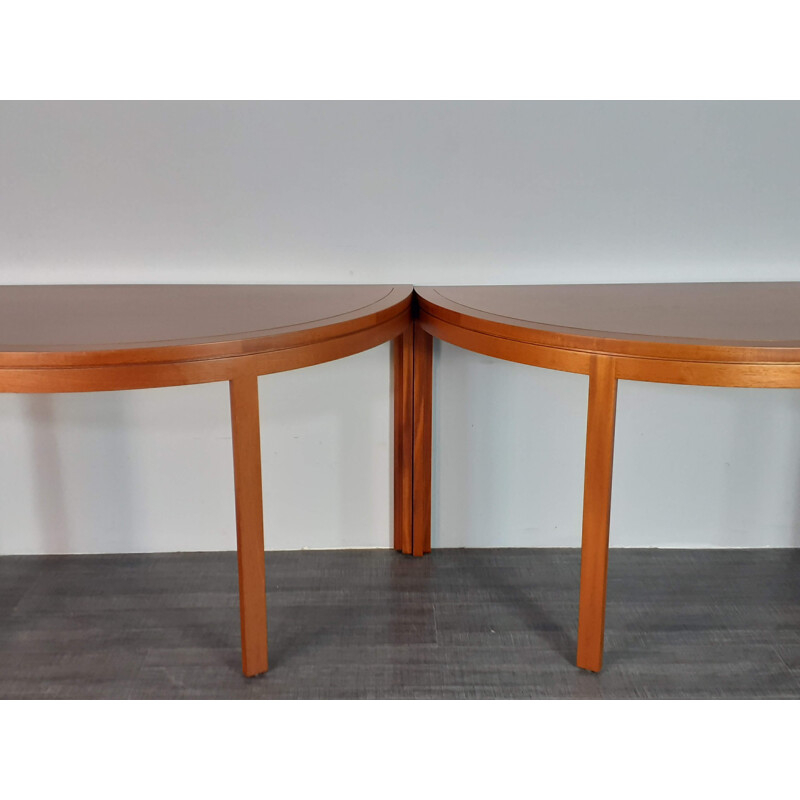 Vintage teakhouten tafel van Christian Hvidt voor Søborg, Denemarken 1950