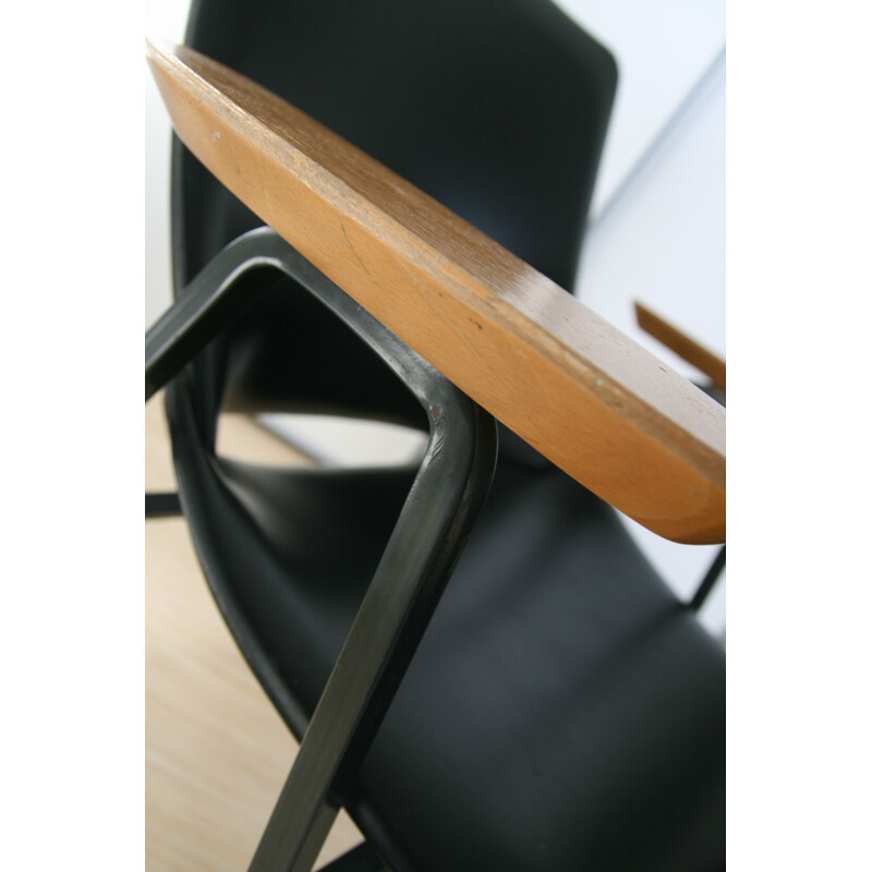 Vintage Black lounge chair model Lupina from Niko Kralj for Stol Kamnik, 1970s