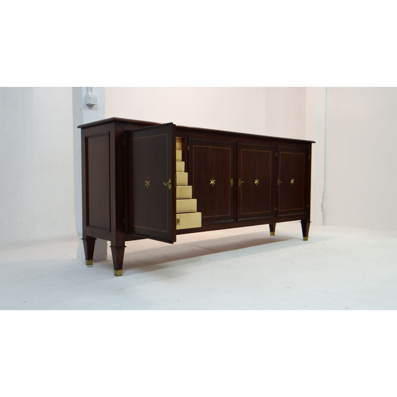 Vintage Mahogany sideboard by Decoene