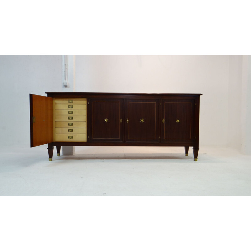 Vintage Mahogany sideboard by Decoene