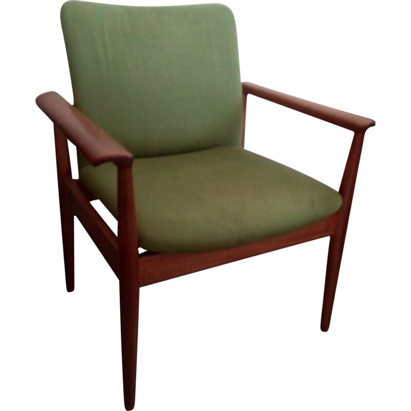 Pair of Finn Juhl Diplomat vintage armchairs, model 209