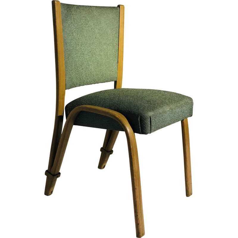 Pair of vintage Bow-wood chairs by Wilhelm Von Bole