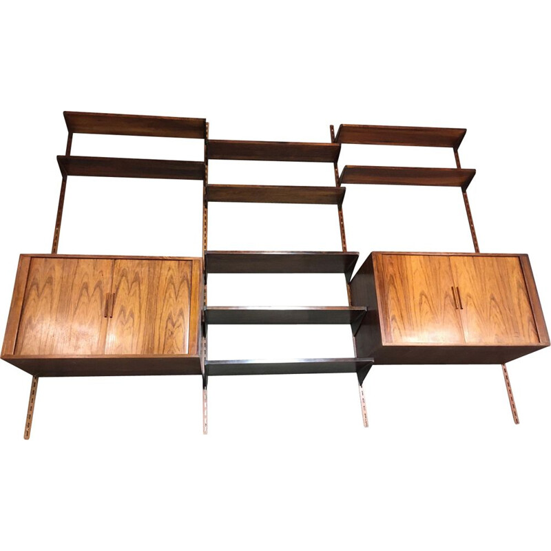 Vintage rosewood wall unit by Kai Kristiansen