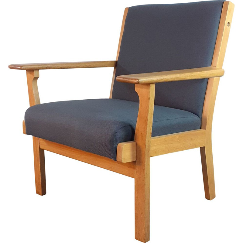 Fauteuil vintage en chêne GE-330 par Hans Wegner, 1950