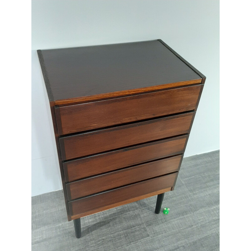 Vintage danish rosewood chest of drawers, 1960s