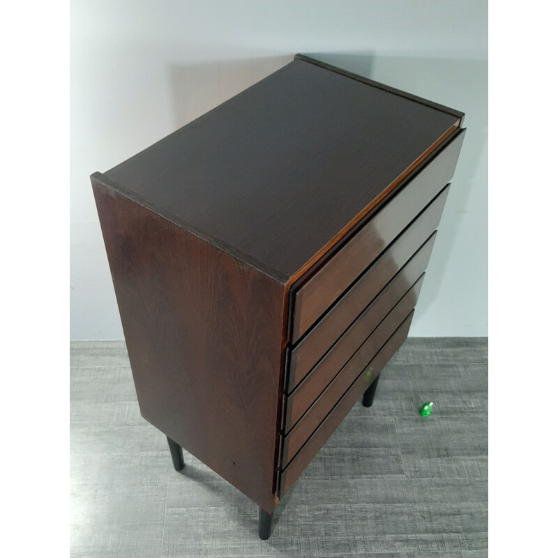 Vintage danish rosewood chest of drawers, 1960s