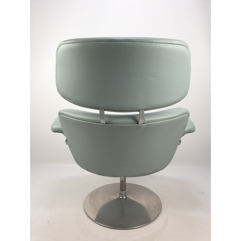 Vintage Tulip armchair and ottoman by Pierre Paulin for Artifort, 1980s