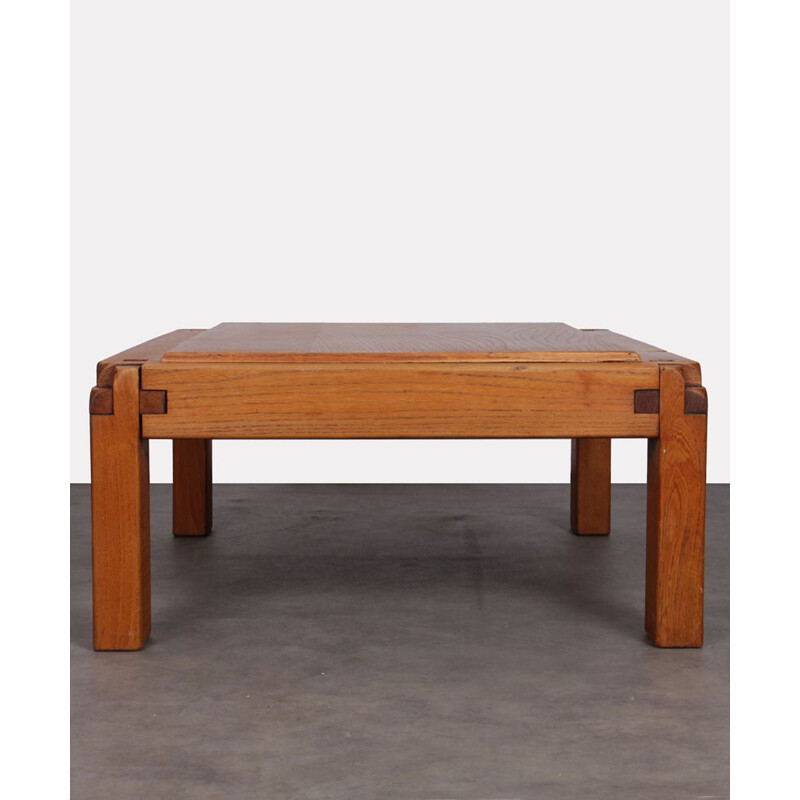 Vintage Coffee table model S20 by Pierre Chapo, 1960