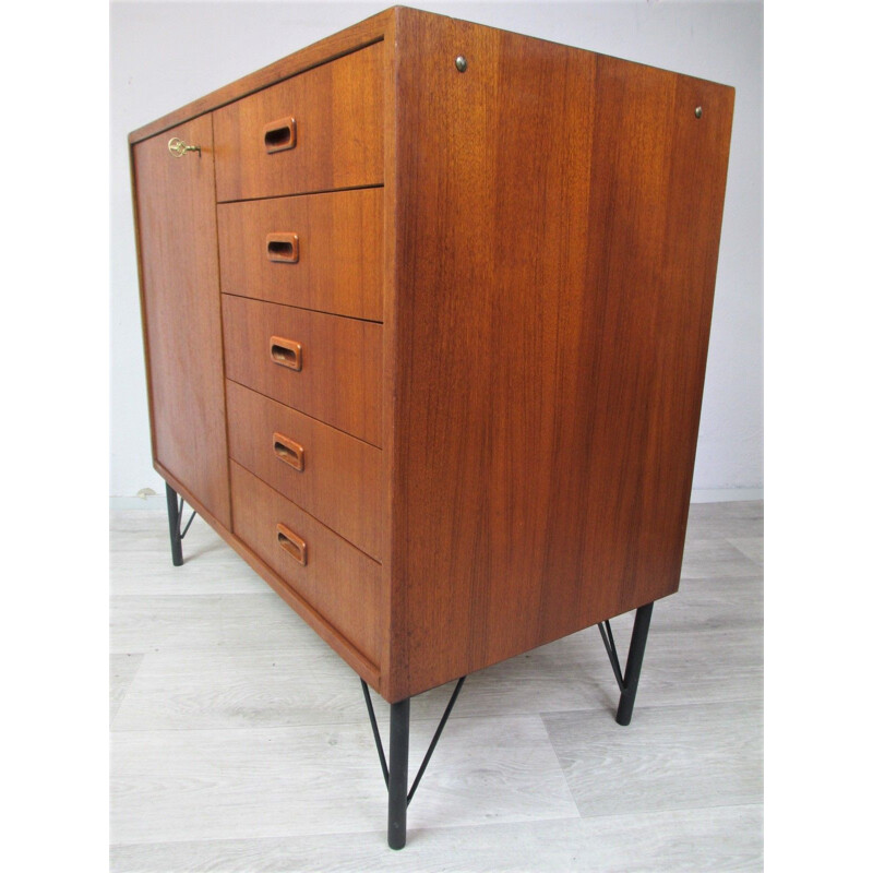 Vintage teak Chest of Drawers, 1960s