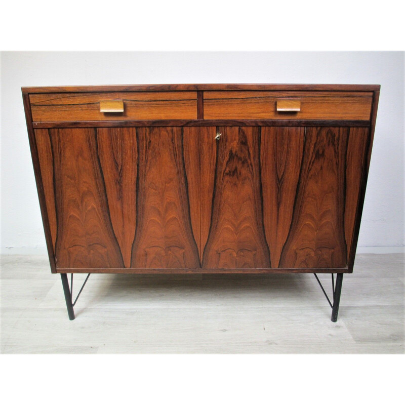 Vintage rosewood cabinet by Alberts Tibro, Sweden, 1960s