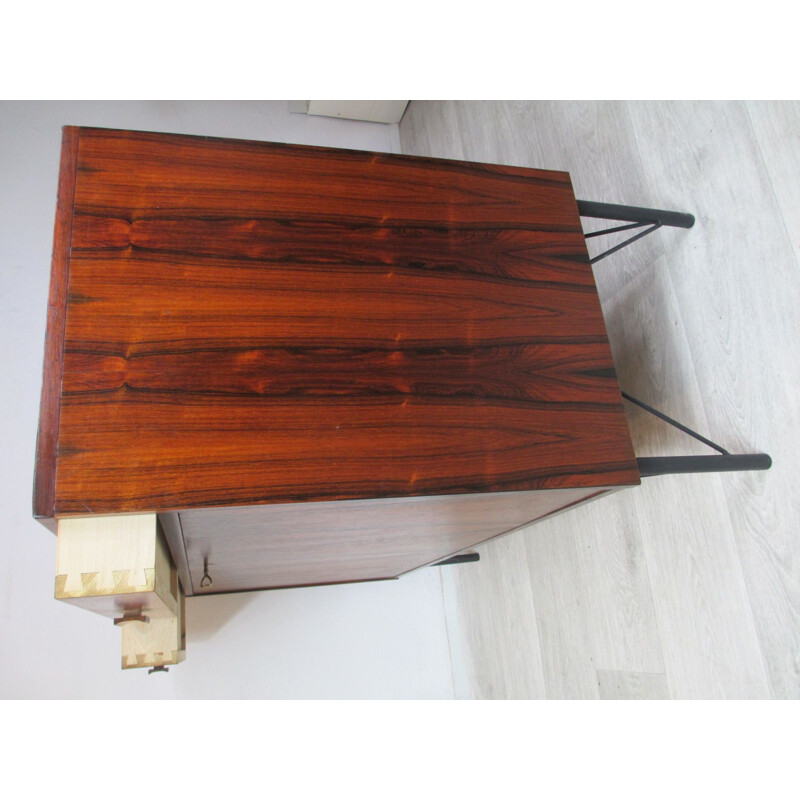 Vintage rosewood cabinet by Alberts Tibro, Sweden, 1960s