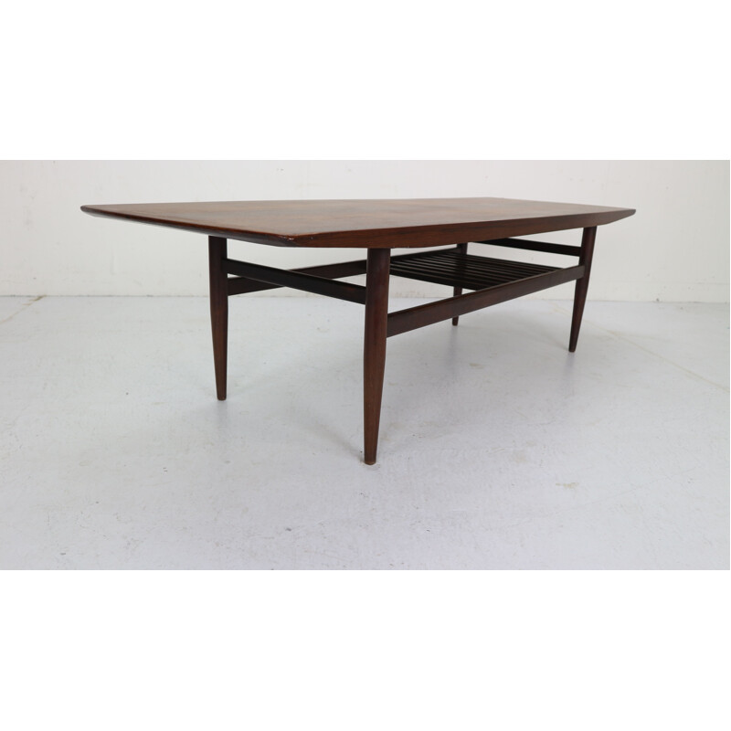 Vintage Rosewood Coffee Table, Denmark, 1960s