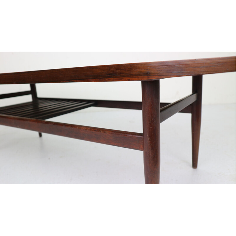 Vintage Rosewood Coffee Table, Denmark, 1960s