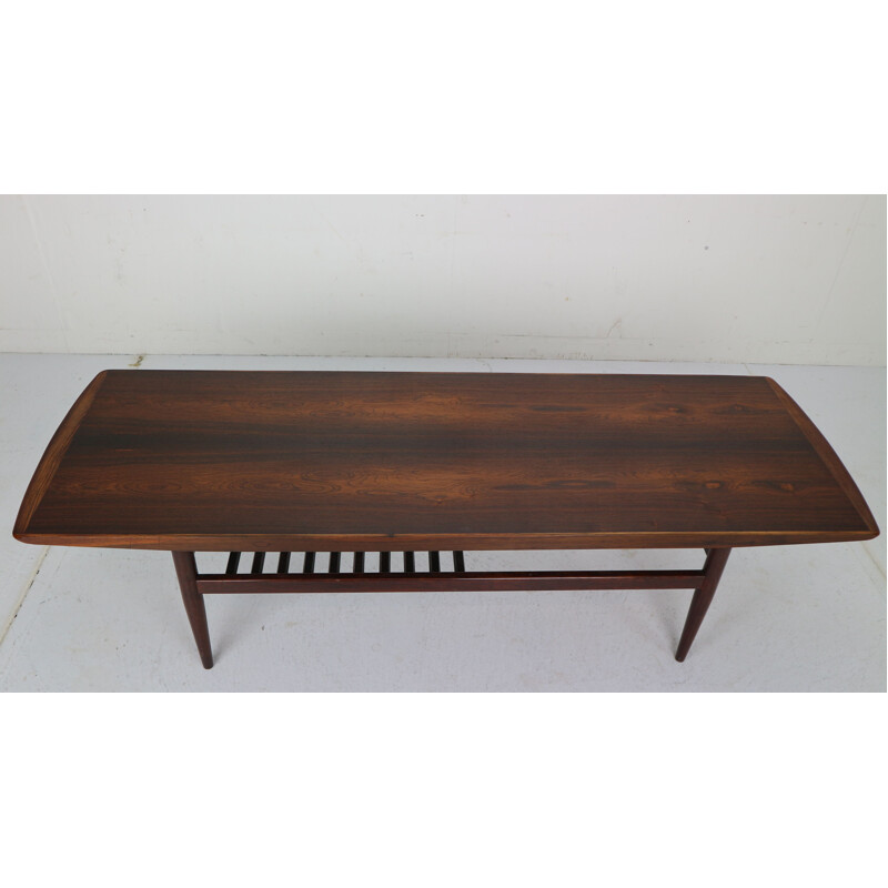 Vintage Rosewood Coffee Table, Denmark, 1960s