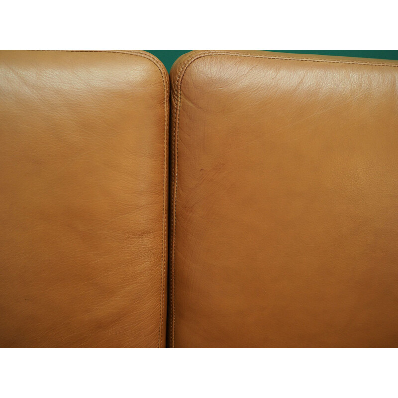 Canapé en cuir vintage par Stouby, 1960-70