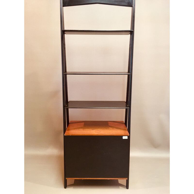 Vintage modular bookcase, scandinavian design, 1950s