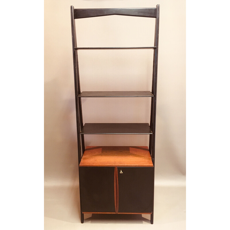 Vintage modular bookcase, scandinavian design, 1950s