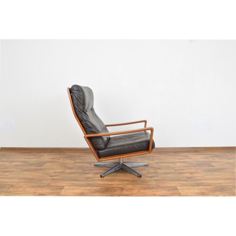 Vintage Swivel Lounge Chair by Arne Wahl Iversen for Komfort, 1960s