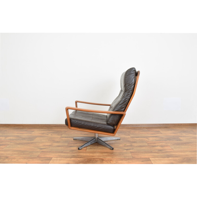 Vintage Swivel Lounge Chair by Arne Wahl Iversen for Komfort, 1960s