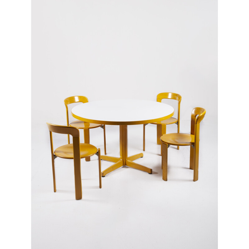 Vintage dining set by Bruno Rey for Kusch+Co, 1970s