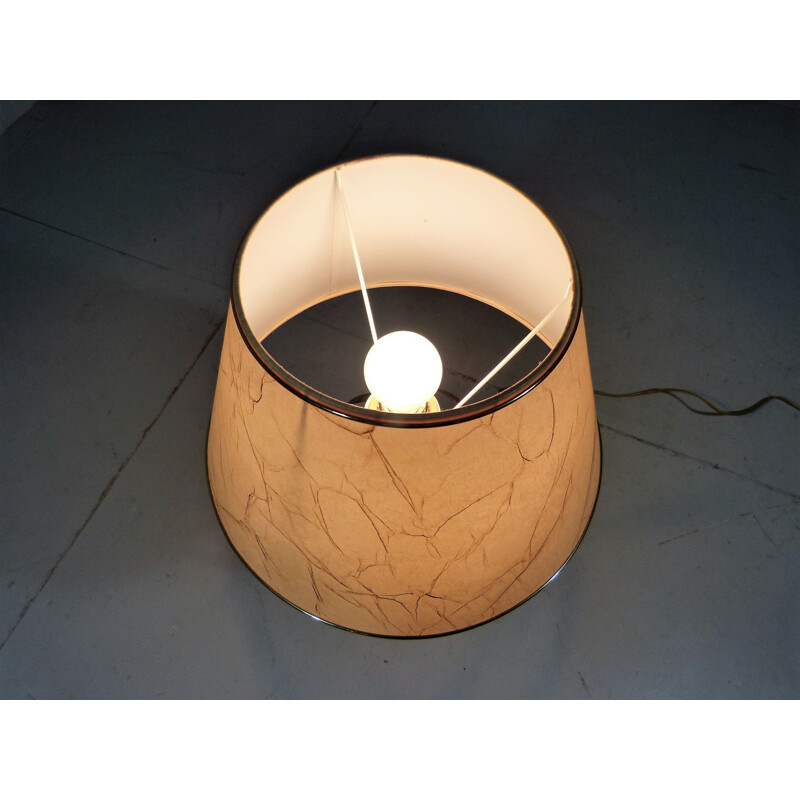 Lampe de table vintage en laiton, design cadran solaire, 1970