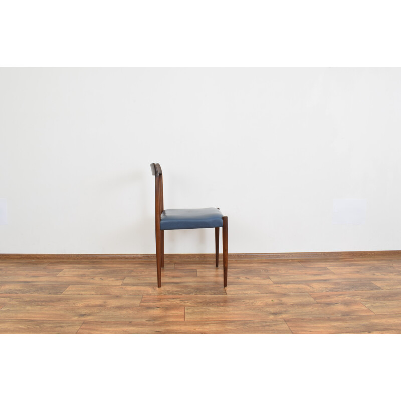 Ensemble de 4 chaises à repas allemandes vintage de Lübke, 1960