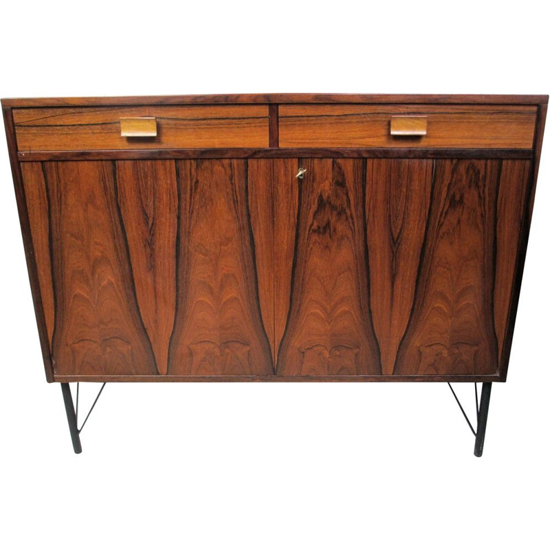 Vintage rosewood cabinet by Alberts Tibro, Sweden, 1960s