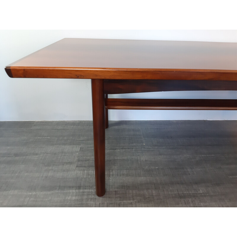 Vintage rosewood coffee table by Gannsfjord, 1960s