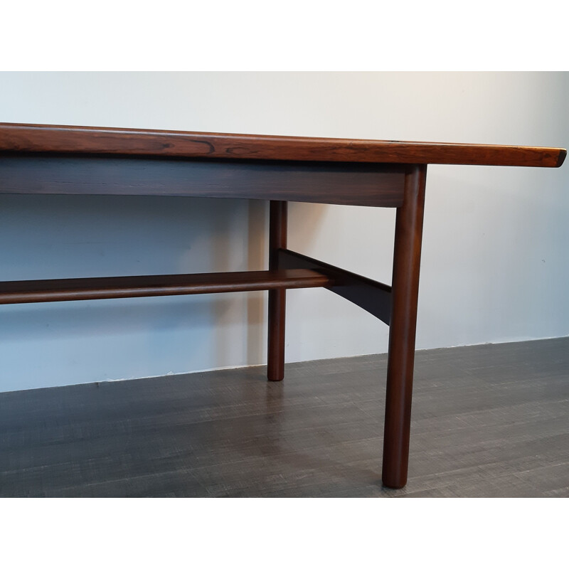 Table basse vintage en palissandre par Gannsfjord, 1960s