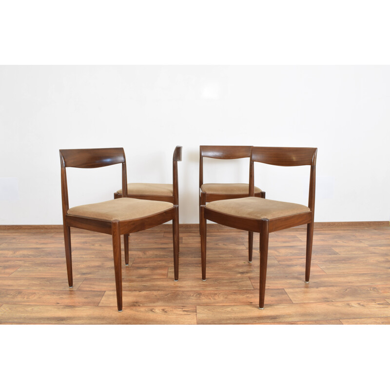 Set of 4 german dining chairs from Lübke, 1960s