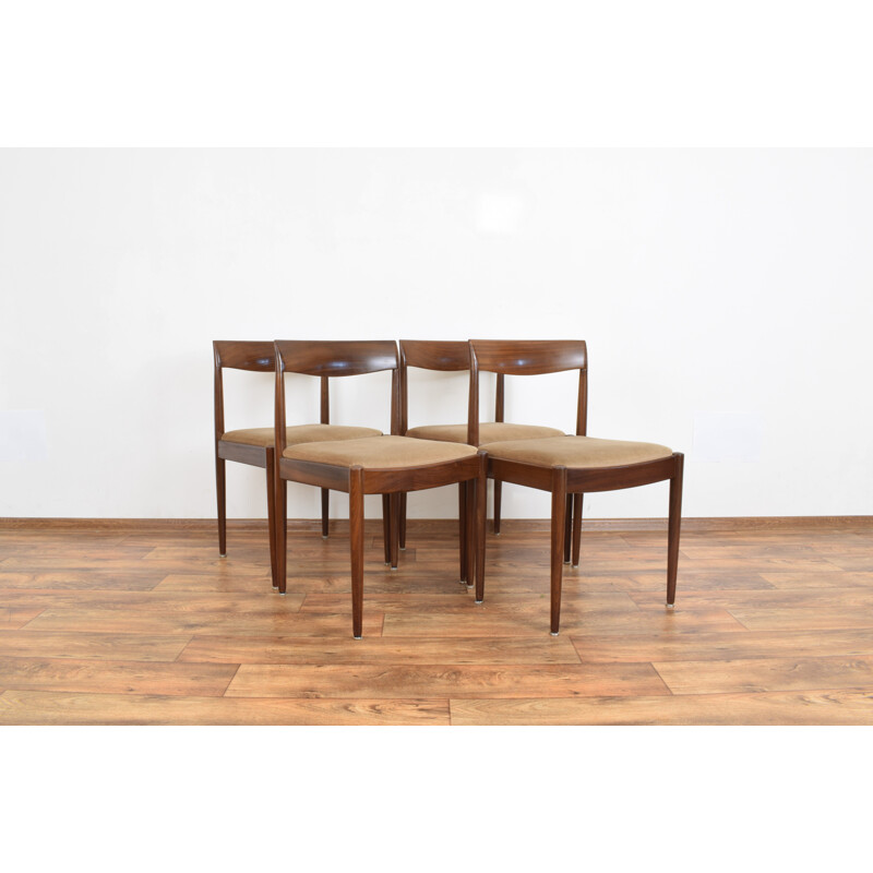 Set of 4 german dining chairs from Lübke, 1960s