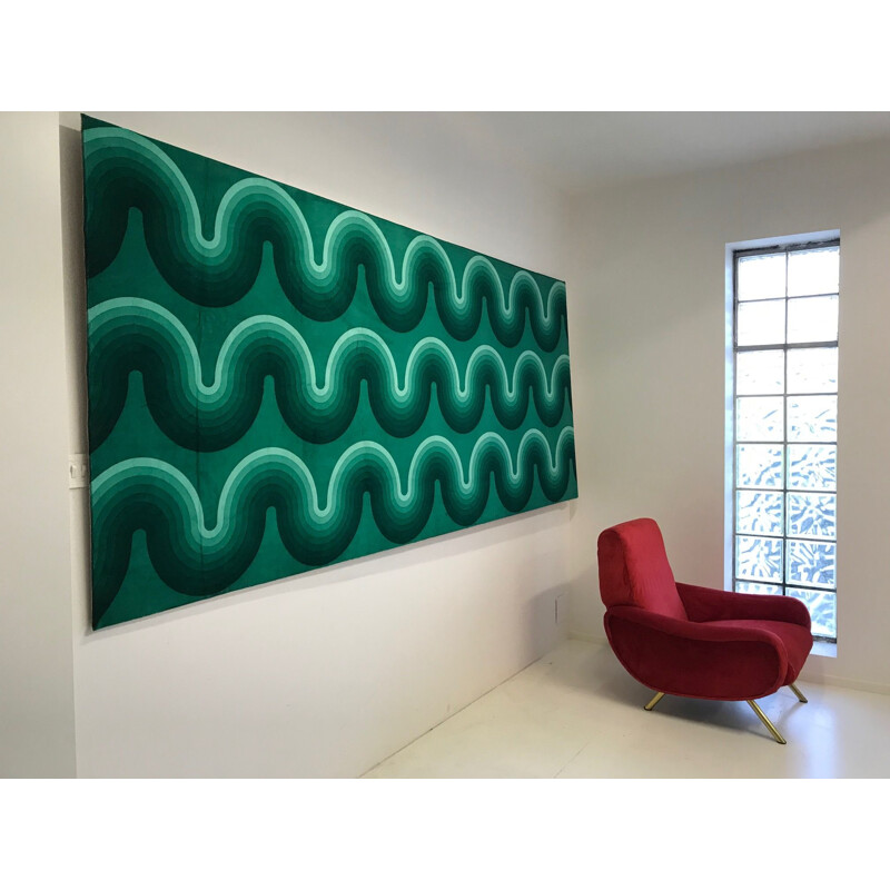 Panneau mural vintage de Verner Panton