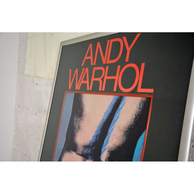 Vintage poster for 1977 Andy Warhol exhibition