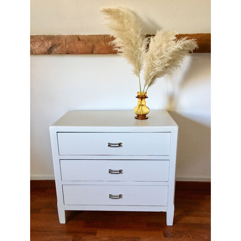 Commode vintage blanche 1940