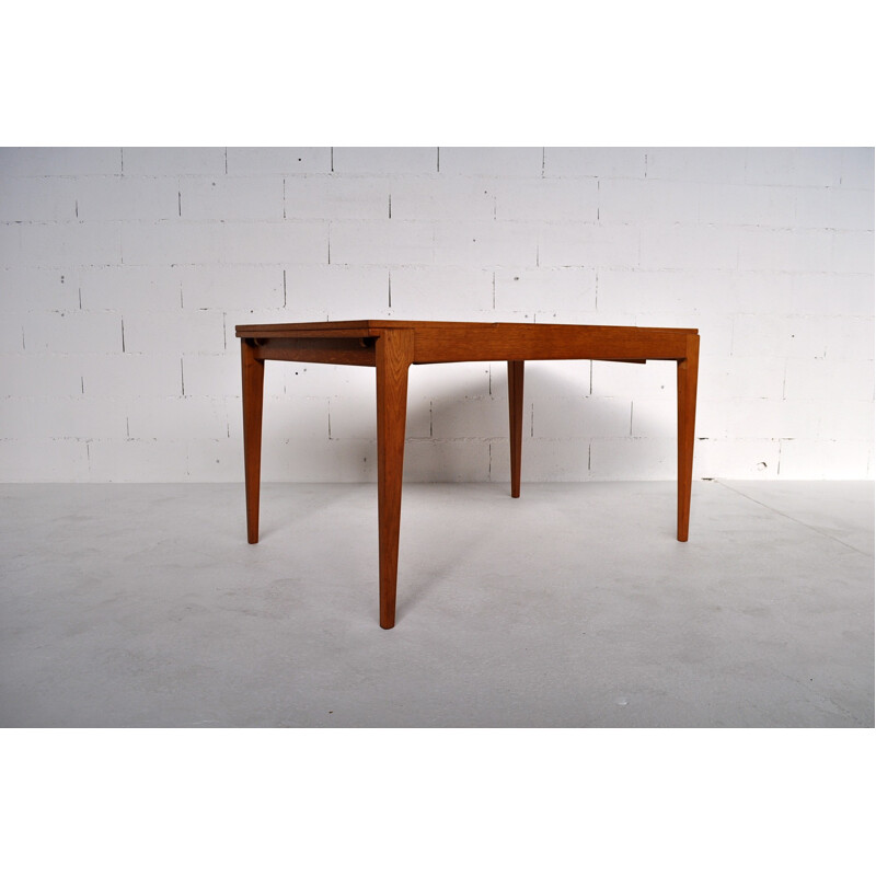 Oak dining table, Roger Landault - 1950s 